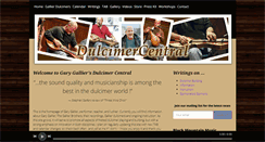 Desktop Screenshot of dulcimercentral.com