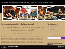 Tablet Screenshot of dulcimercentral.com